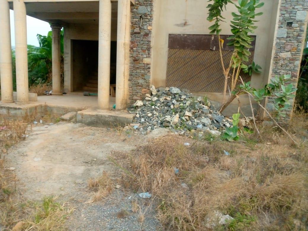 4-Bedroom Uncompleted Storey for Sale at Oyarifa Tippa Junction