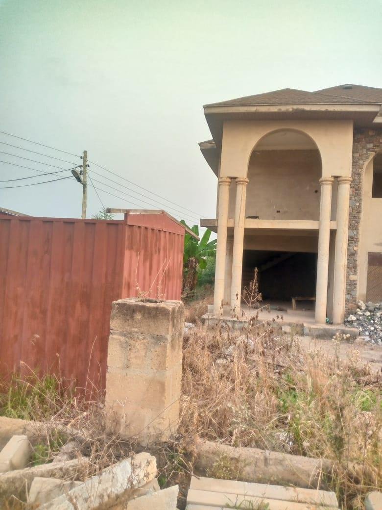 4-Bedroom Uncompleted Storey for Sale at Oyarifa Tippa Junction