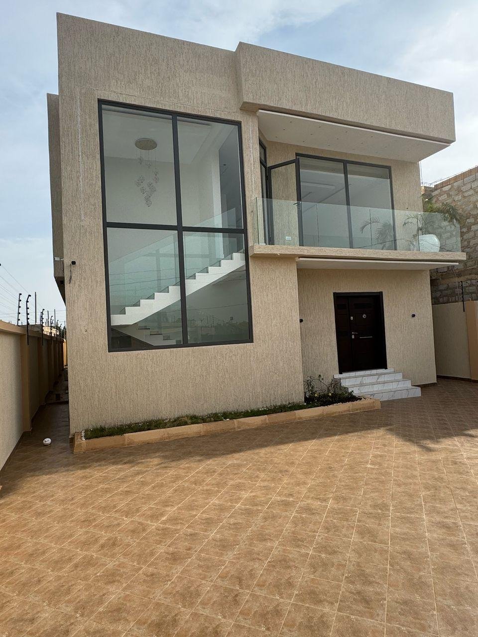 Ultra-Modern 4-Bedroom House with BQ – East Legon